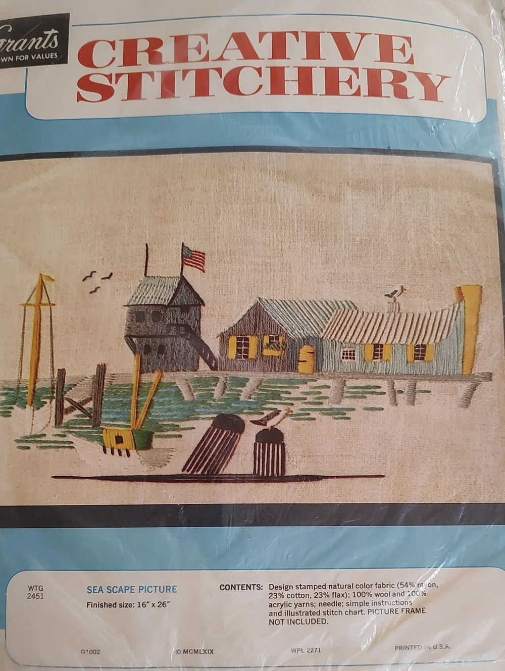 Creative Stitchery Sea Scape Embroidery Kit